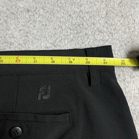 Footjoy Shorts Mens 42 Black Performance Golf FJ Chino Pockets Stretch - Picture 9 of 11